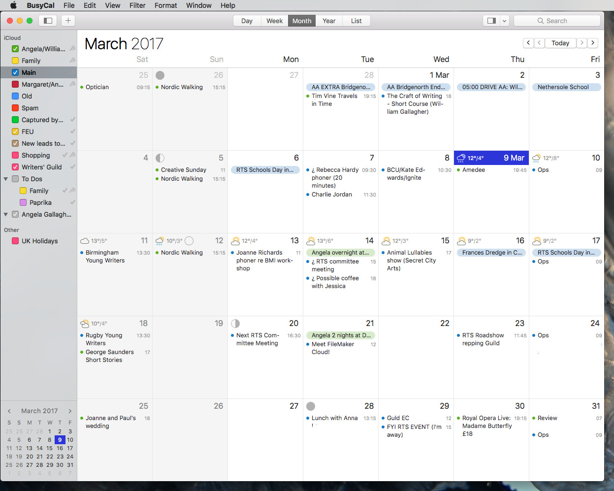 will there be calendar 5 readdle for mac